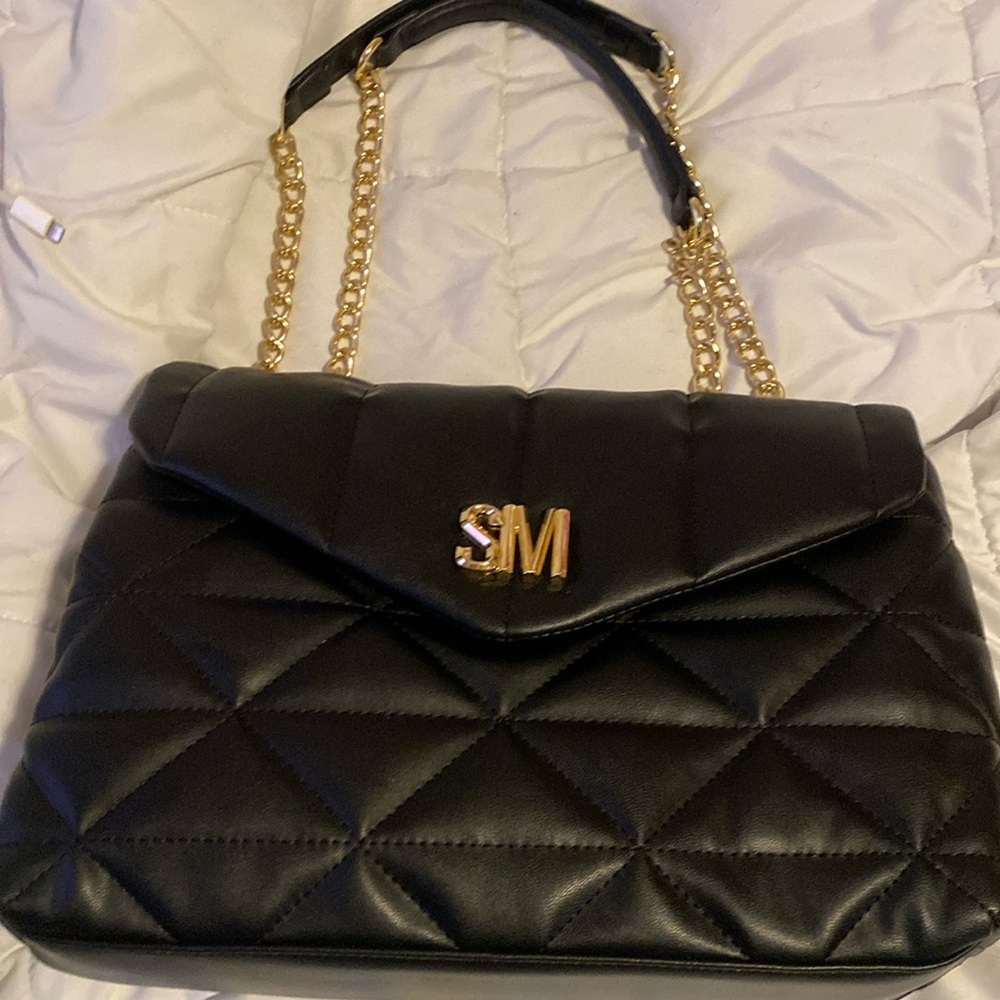 Steve Madden bcoleman black shoulder purse